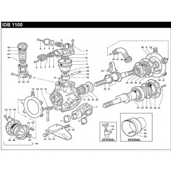 PISTON SLEEVE DIA.70 PUMP IDB 1100 430015012 BERTOLINI