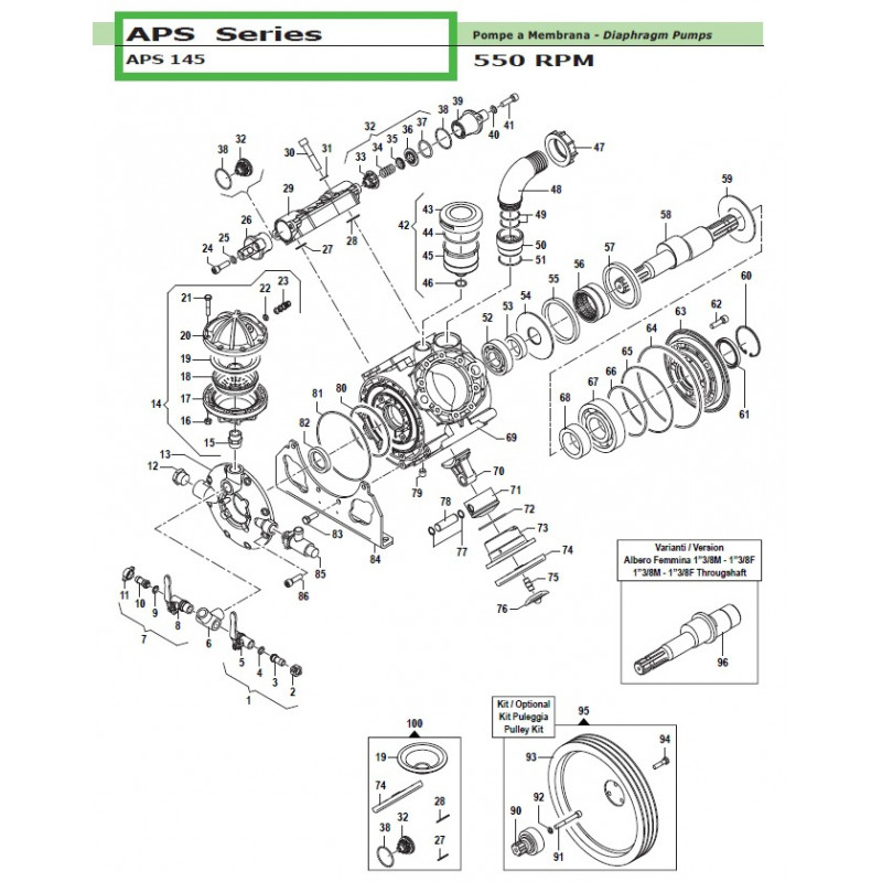 Delivery Hose Tail Ø10x13 APS 145 28020020 Comet