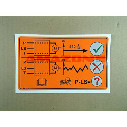 Hinweis Drehzahlschwankungen ME994 Folien, Amazone