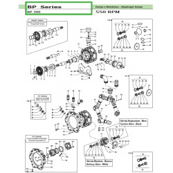 2Pump Crankcase  BP 300 0403200 Comet