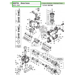 Delivery Hose for Pressure Accumulator  BPS 200 32140051 Comet