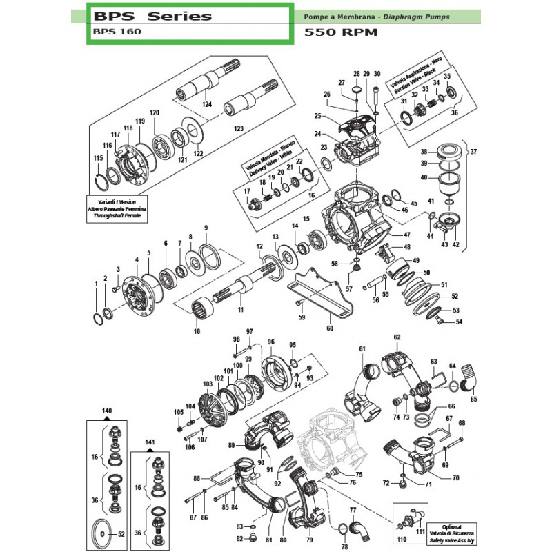 Delivery Valve Seat  BP 160 30090125 Comet