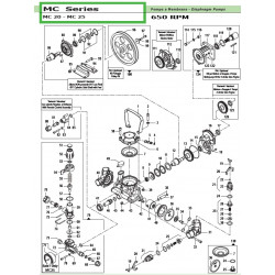 Piston Sleeve Ø45 MC 20 - MC 25 04000069 Comet