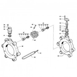 2Teile für die Comet BP280 K Pumpe