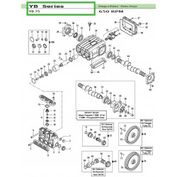 Pump Valvechamber  YB 75 32180505 Comet