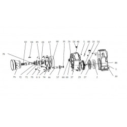 2Koło dentee (zębate) pompy A180 PC700 – Blanchard, Kuhn