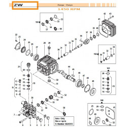 2Wasserdichtungssatz ZW 50190652 Comet