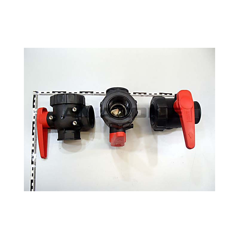 Zawór kulowy 3-drożny 2" INOX ZF1323, Amazone