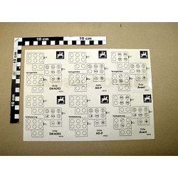 MFG foils D9/AD03/AD-P/Avant 3-teilig A / B / C ME523, Amazone