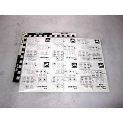 MFG Streuer ZA-M/ZG-B 3-teilig foils A / B / C ME759, Amazone