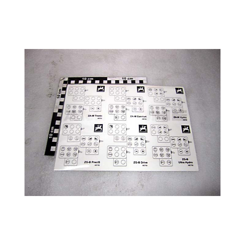 MFG Streuer ZA-M/ZG-B 3-teilig foils A / B / C ME759, Amazone