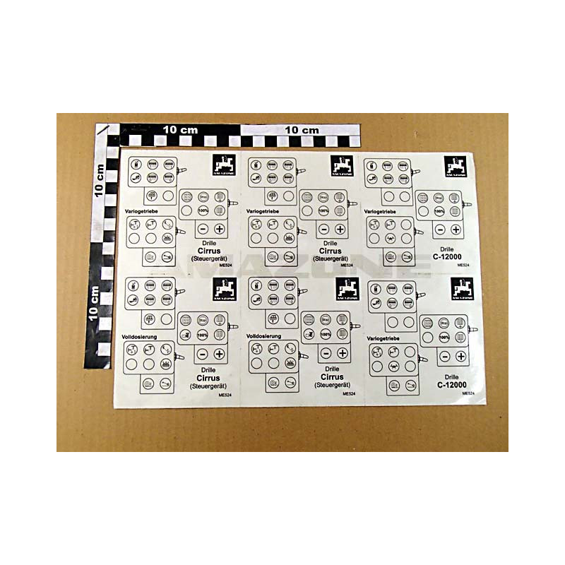 MFG Cirrus/C-12000 ME524 foils, Amazone