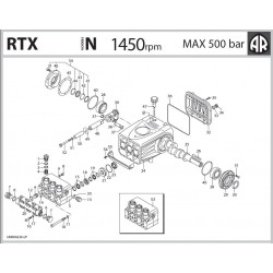 Head assembly  3669207 RTX Annovi Reverberi