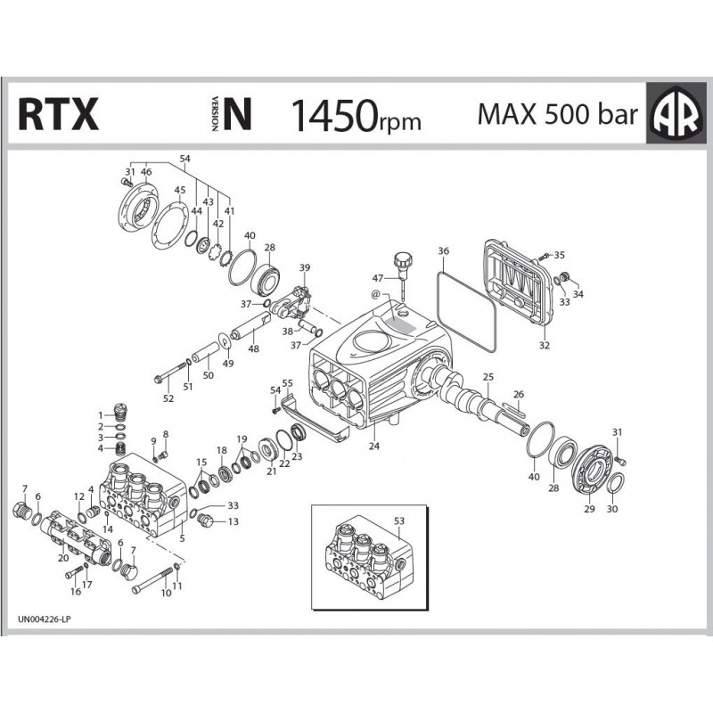 Unterlegscheibe 0,10 mm 3660270 RTX Annovi Reverberi