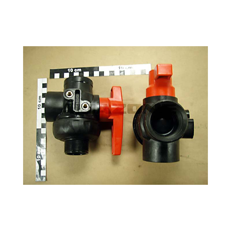 3-WEGE-KUGELHAHN 1 1/4ZOLL 3LOCH ZF1000, Amazone