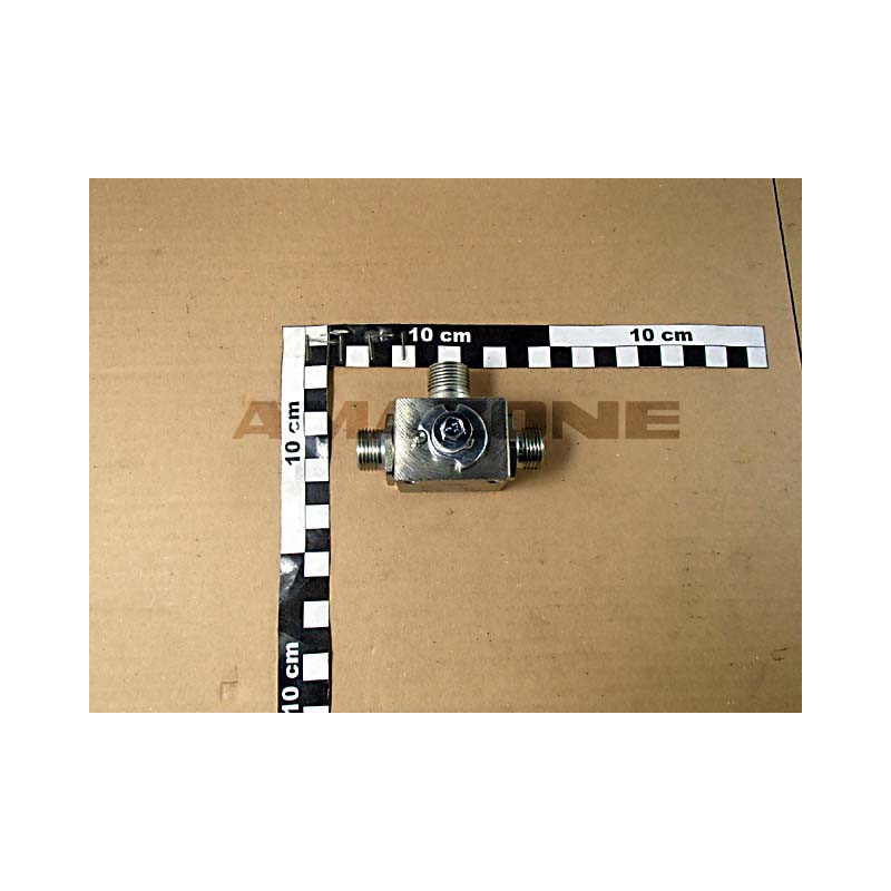 Blockkugelhahn 3/2 10-L12 L ohne Griff GD590, Amazone