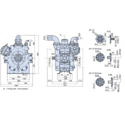 2AR 280 Annovi Reverberi BLUEFLEX piston diaphragm pump