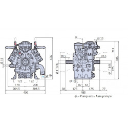 2AR 1203 Annovi Reverberi pump