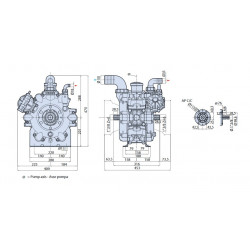 2AR 215 Annovi Reverberi piston diaphragm pump