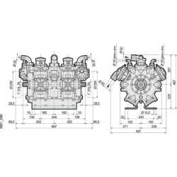 2Pompa AR 500 TWIN Annovi Reverberi