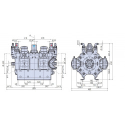 2Pompa AR 320 TWIN Annovi Reverberi