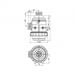 2Saugfilter 160-220 l/min 2", ARAG