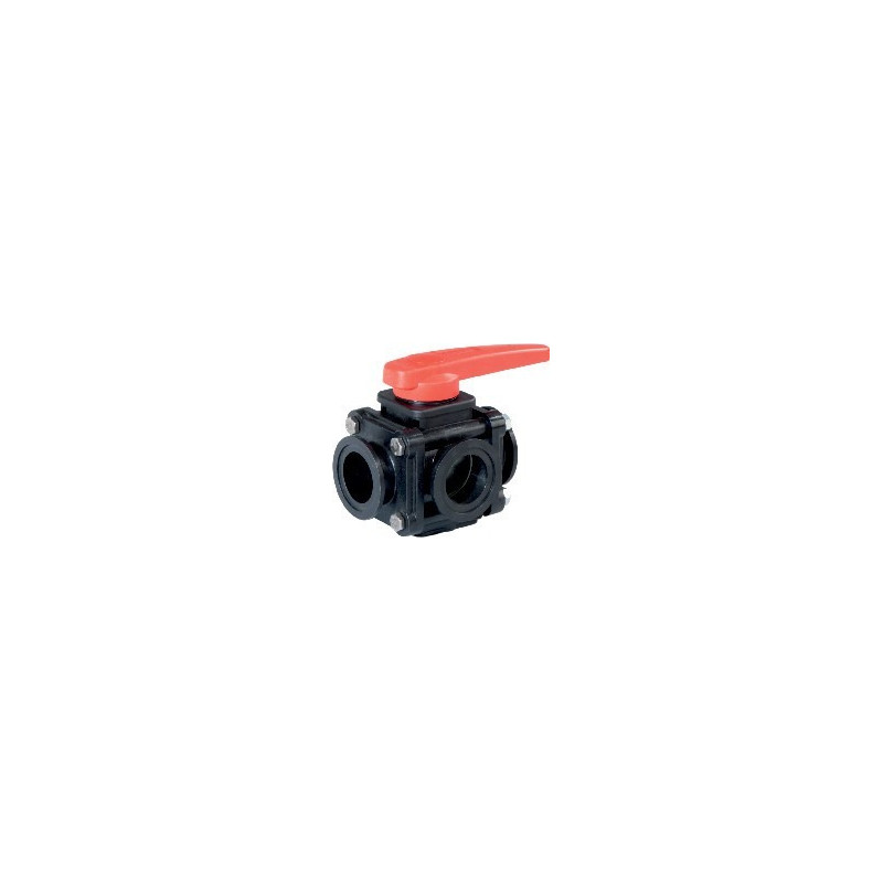 3-way ball valve 1" - clamp coupling side 453, ARAG, 453014L44, 453414L44