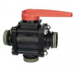 3-way ball valve T6 - low coupling 453, ARAG, 453025S66, 453425S66