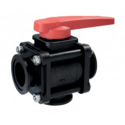 23-way ball valve 3" - clamp coupling low 453, ARAG