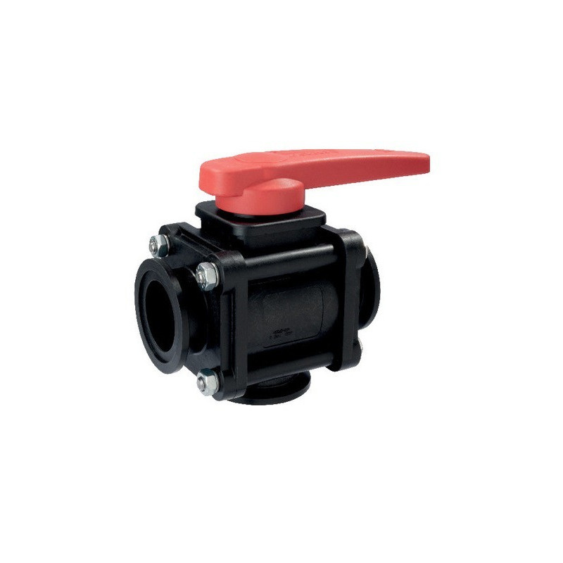 3-Wege-Kugelhahn 3" - Flanschanschluss unten 453, ARAG, 453027L99, 453427L99