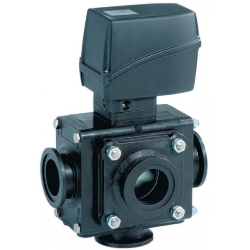 Elektrischer 5-Wege-Kugelhahn, Flanschanschluss, CANbus, ARAG, 853256L66, 853257L77