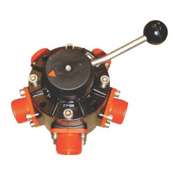 Ball valve 1 1/2&quot; 6-way VTDC3100