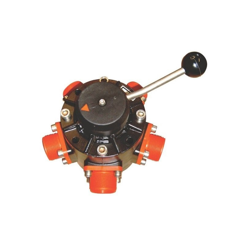 Ball valve 1 1/2&quot; 6-way VTDC3100