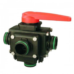 5-Wege-Kugelhahn T7 453, ARAG, 453457S77, 453257S77