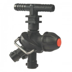 3-position head for 13mm hose - pass-through, 4133222, Arag