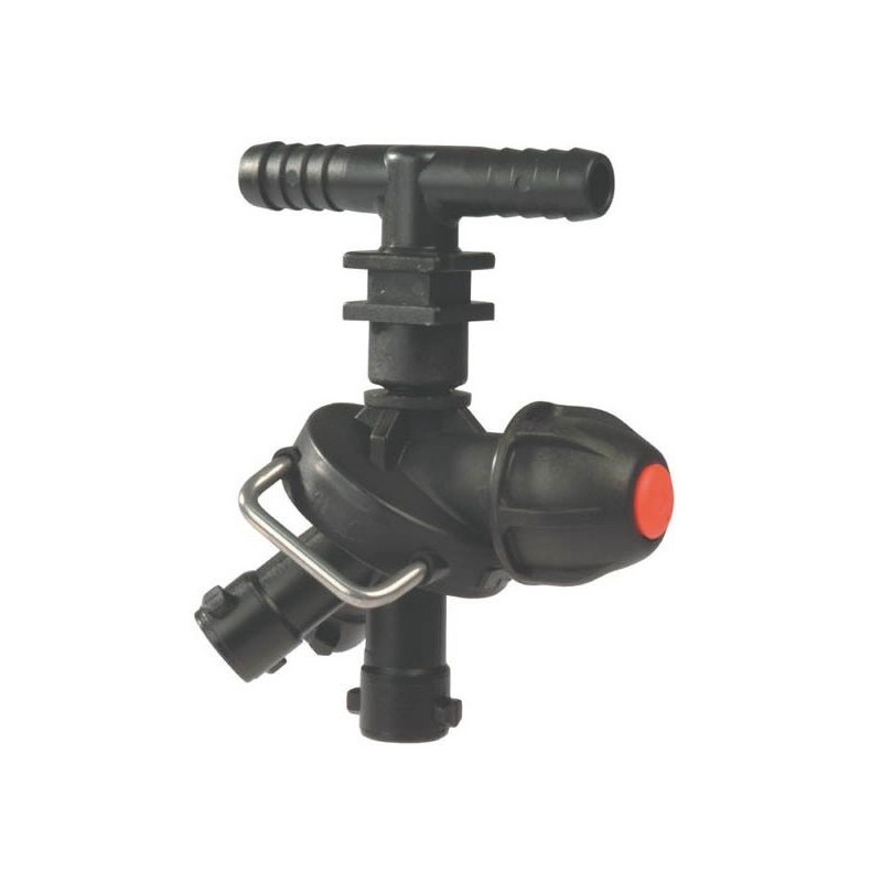 3-position head for 19mm hose - pass-through, 4133223, Arag