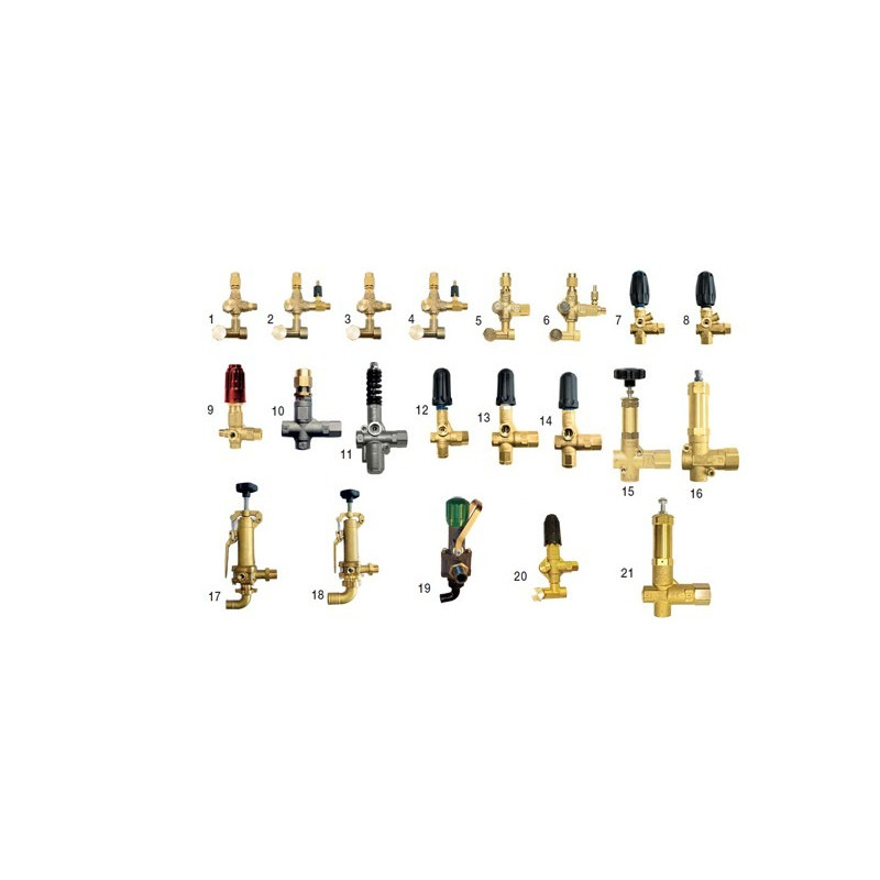 High pressure pump UDOR control valves