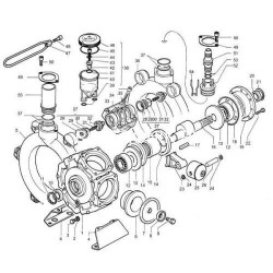 Parts for the Comet BP180 K pump, KATALOG-BP180K