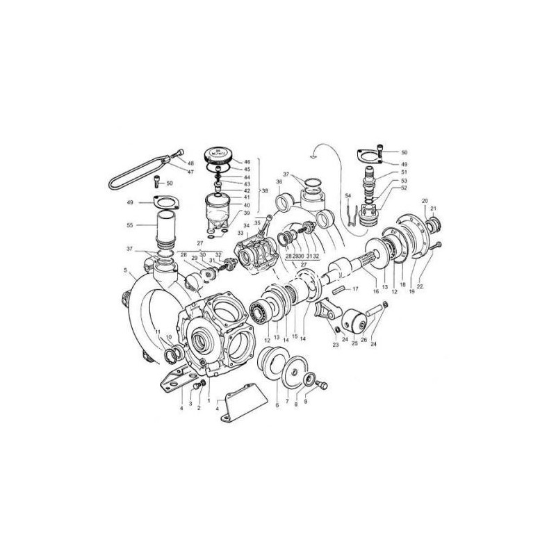 Teile für die Comet BP180 K Pumpe, KATALOG-BP180K