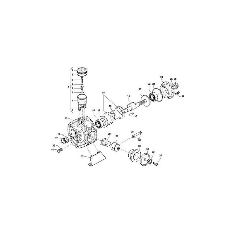 Parts for the Comet BP205 K pump, KATALOG-BP205K