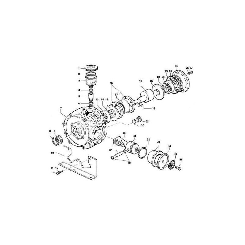 Parts for the Comet BP265 pump, KATALOG-BP265K