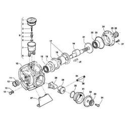 Parts for the Comet BP280 K pump, KATALOG-BP280K