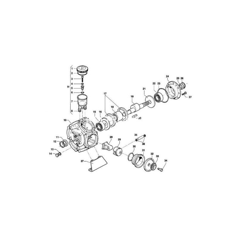 Teile für die Comet BP280 K Pumpe, KATALOG-BP280K