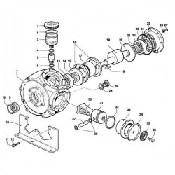 Parts for the Comet BP305 K pump, KATALOG-BP305K