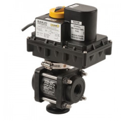 Banjo-Magnetventil EIN/AUS Gewinde 3/4&quot;F Flansch 1&quot;, EV075BL