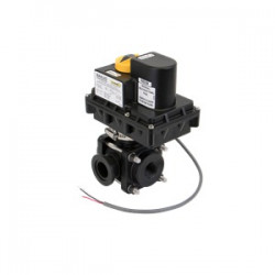 Banjo-Magnetventil EIN/AUS Gewinde 3/4&quot;F Flansch 1&quot; Seite, EV075SL