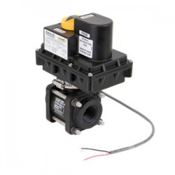 Banjo-Magnetventil EIN/AUS 1&quot;F-Gewinde mit Polypropylenkugel, EV100PB