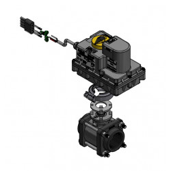 Banjo-Magnetventil EIN/AUS, Gewinde 1 1/4&quot;F, EV1252