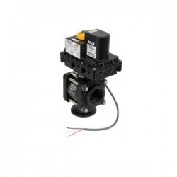 Banjo-Magnetventil EIN/AUS 3-Wege-Gewinde 1 1/2&quot;F Flansch 2&quot; unten, EV150BL