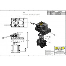 Banjo control solenoid valve, 1&quot;F thread, EVR1008